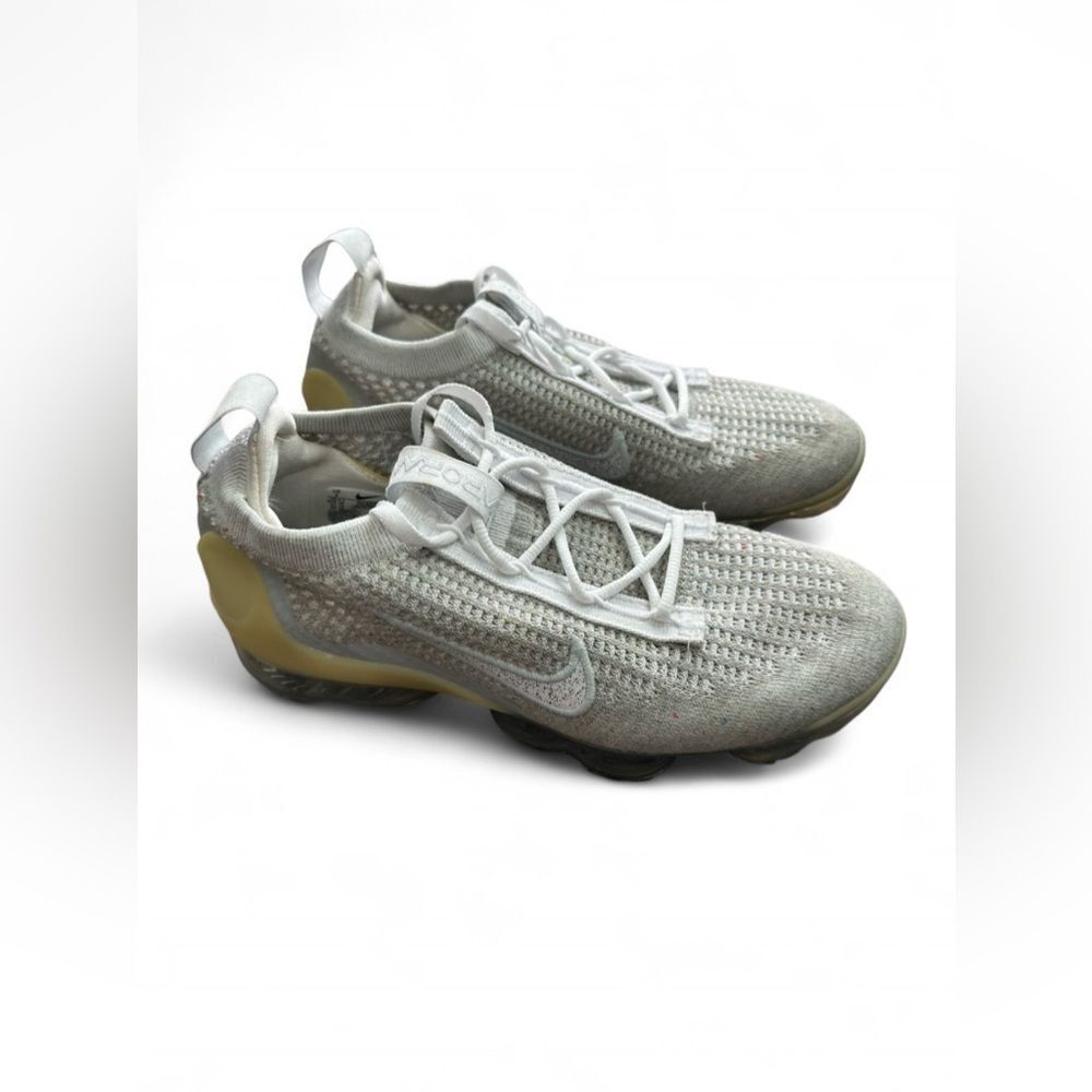 Nike Air Vapormax 2021 Flyknit Phantom-Metallic Sneakers